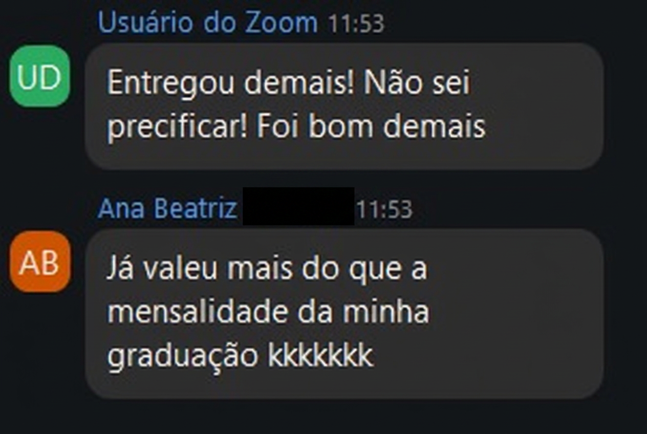 Depoimentos de alunos sobre o valor do Desafio