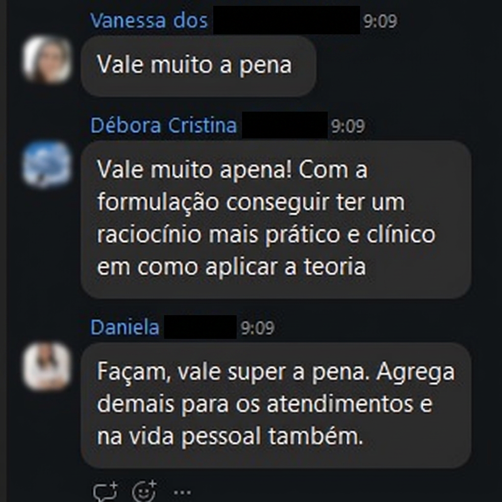 Depoimentos de Vanessa, Débora e Daniela sobre o Desafio